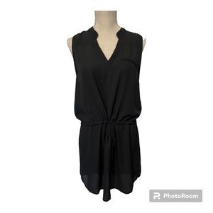 Umgee | Sheer Long Black Sleeveless Tank  | size Large